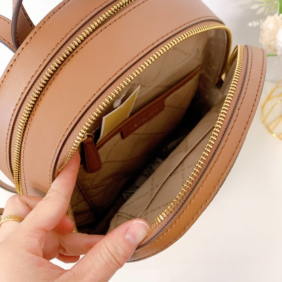 Michael Kors 35S2G8TB2B Jaycee Medium Logo Backpack IN BROWN - Picture 5 of 7